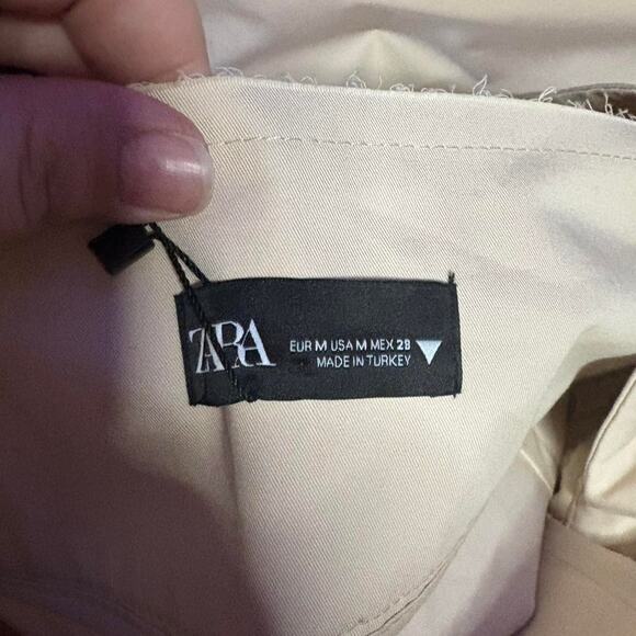 Zara womens high waist belted Pants | Cargo Style|Carpenter - Picture 8 of 8